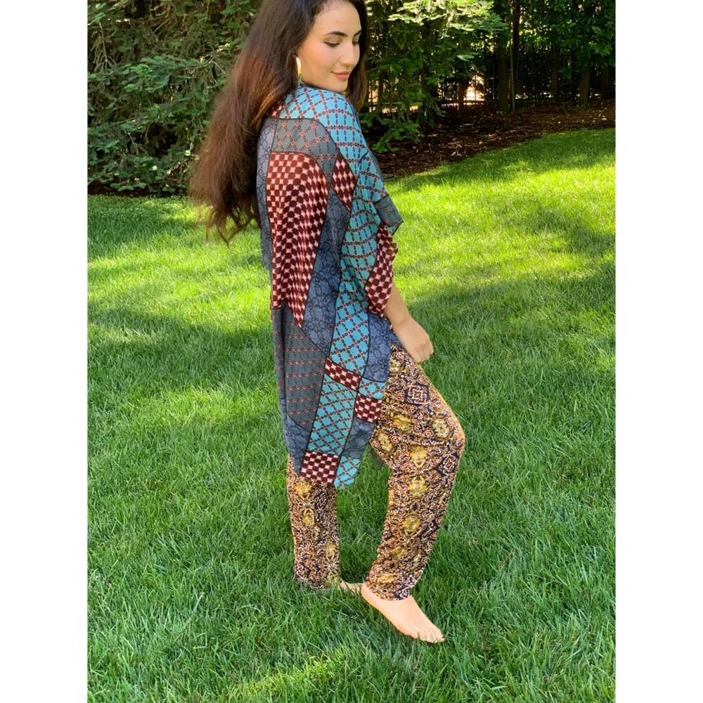 🆕Free People || Multi-Printed Kimono